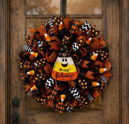 candy corn accents